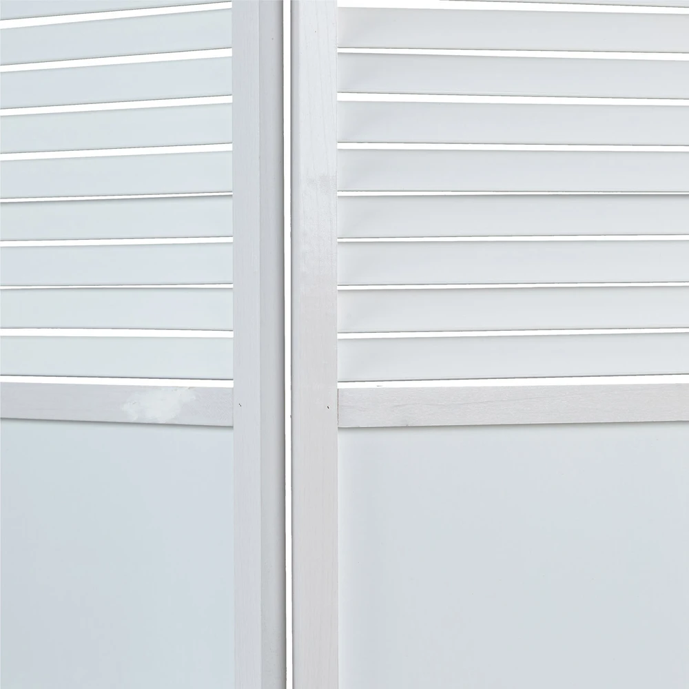Homestyle4U Kambario pertvara, 130x2,2x175 cm, balta