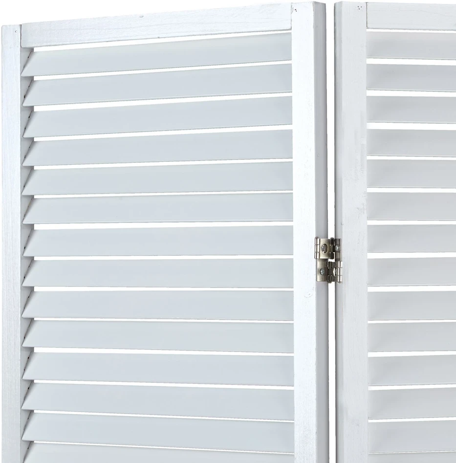 Homestyle4U Kambario pertvara, 130x2,2x175 cm, balta