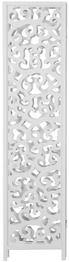 Homestyle4U Kambario pertvara, 130x2.2x175 cm, balta