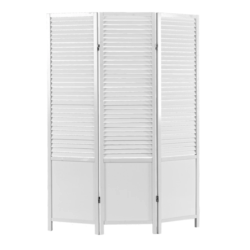Homestyle4U Kambario pertvara, 130x2,2x175 cm, balta