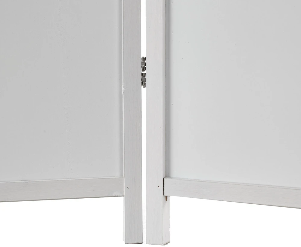 Homestyle4U Kambario pertvara, 130x2,2x175 cm, balta