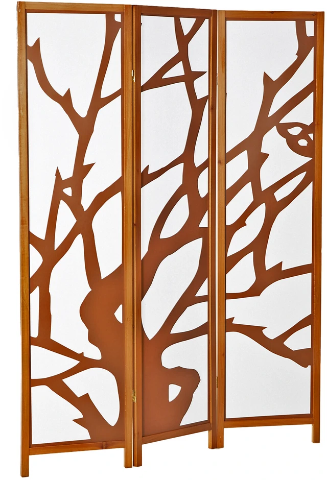 Homestyle4U Kambario pertvara, 130x2.2x175 cm, ruda