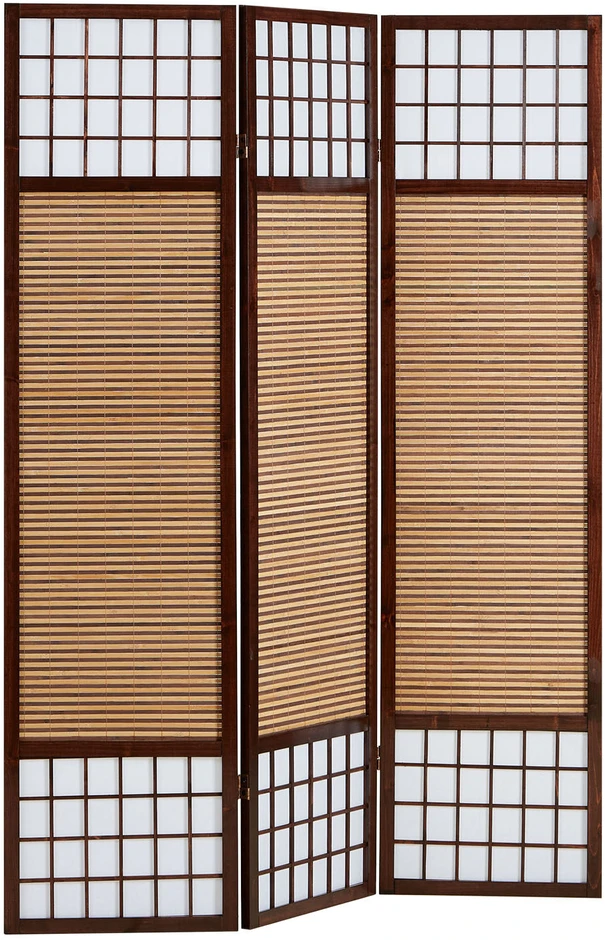 Homestyle4U Kambario pertvara, 132x2.2x175 cm, ruda