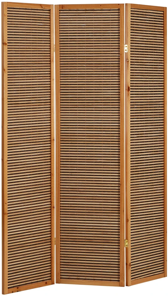 Homestyle4U Kambario pertvara, 132x2,2x175 cm, ruda