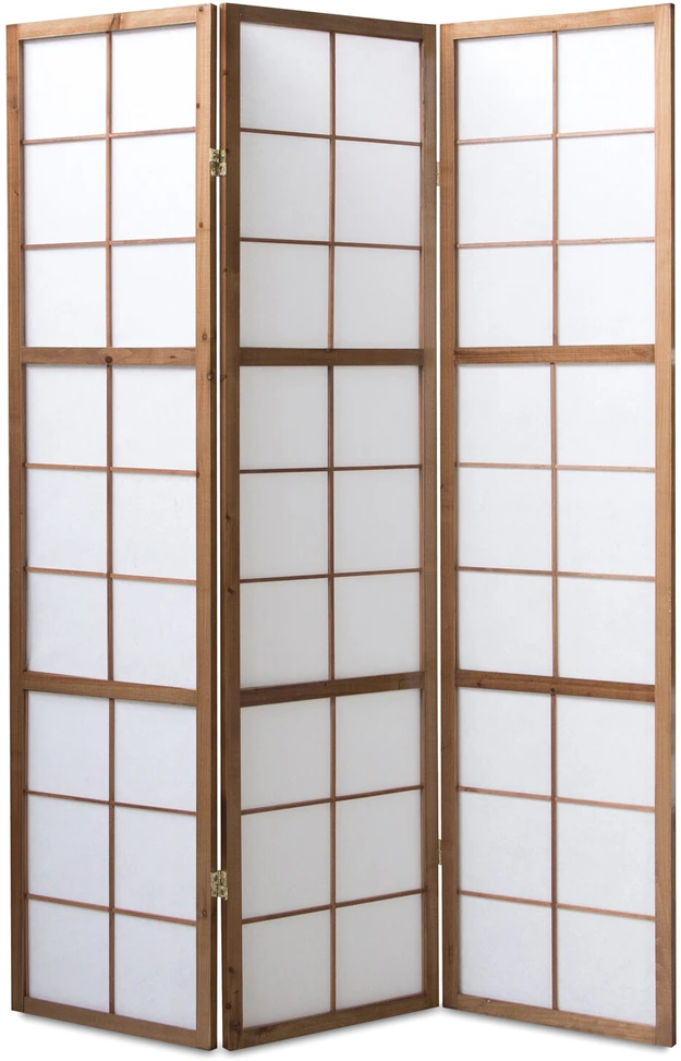 Homestyle4U Kambario pertvara, 132x2.2x175 cm, ruda