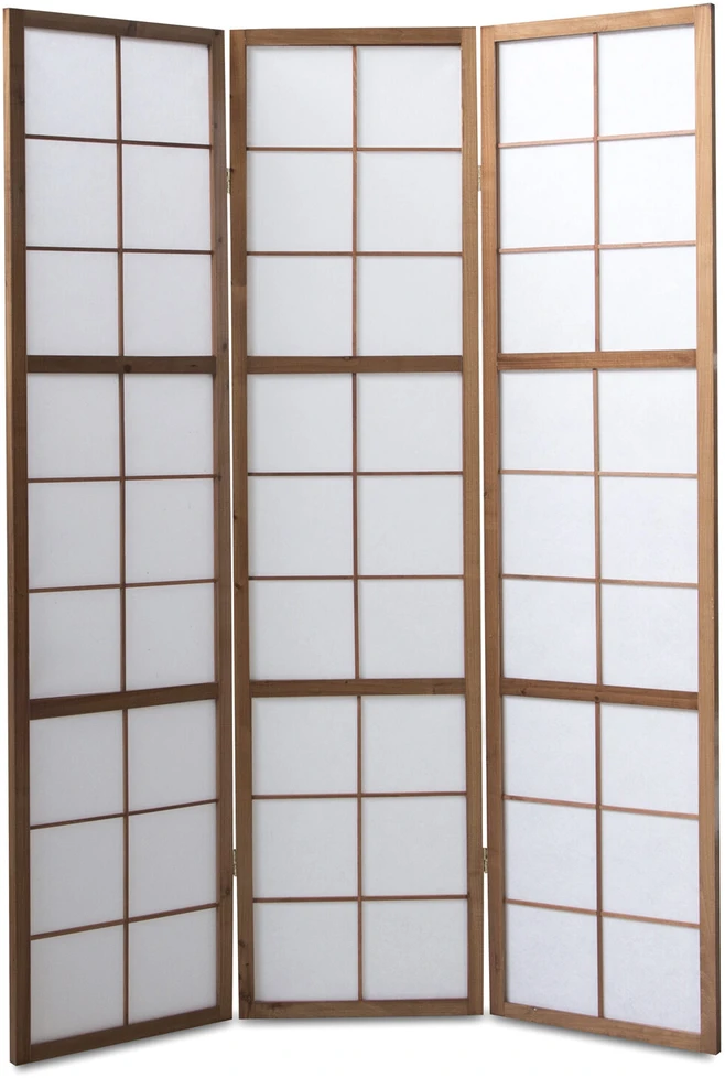 Homestyle4U Kambario pertvara, 132x2.2x175 cm, ruda