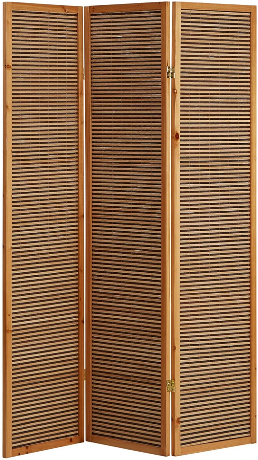 Homestyle4U Kambario pertvara, 132x2,2x175 cm, ruda