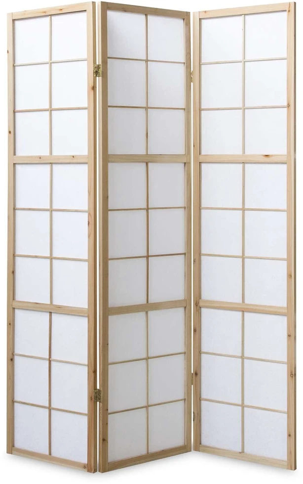 Homestyle4U Kambario pertvara, 132x2.2x175 cm, ruda