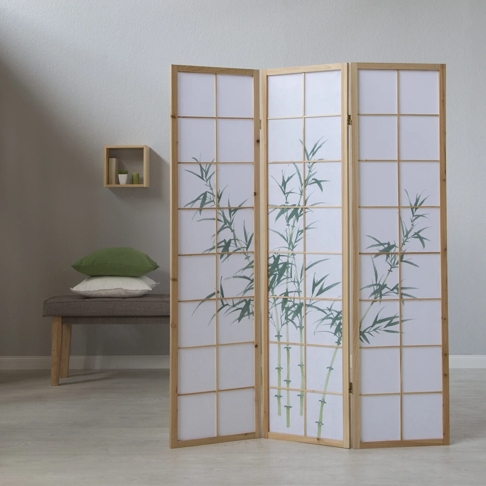 Homestyle4U Kambario pertvara, 132x2.2x175 cm, ruda