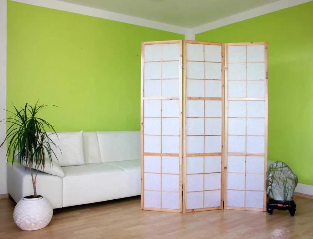 Homestyle4U Kambario pertvara, 132x2.2x175 cm, ruda