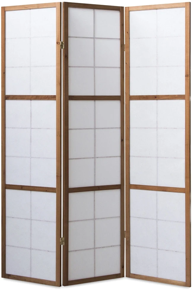 Homestyle4U Kambario pertvara, 132x2.2x175 cm, ruda