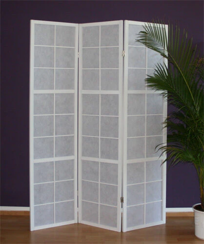 Homestyle4U Kambario pertvara, 132x2.2x175 cm, balta