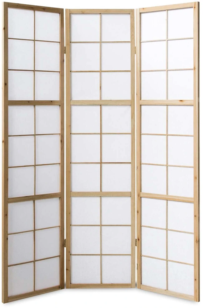 Homestyle4U Kambario pertvara, 132x2.2x175 cm, ruda