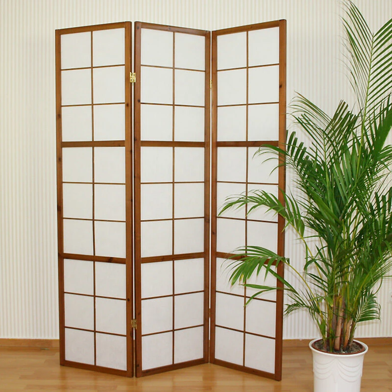 Homestyle4U Kambario pertvara, 132x2.2x175 cm, ruda