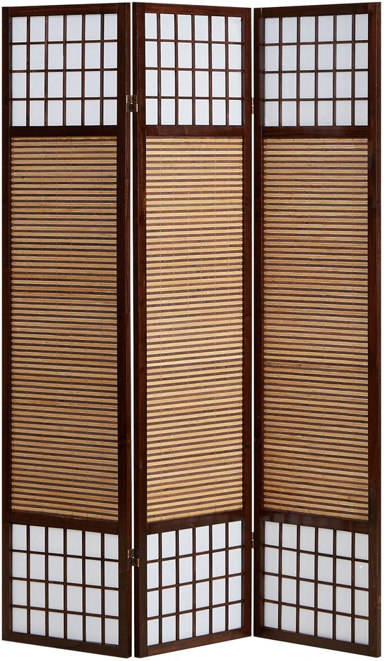 Homestyle4U Kambario pertvara, 132x2.2x175 cm, ruda