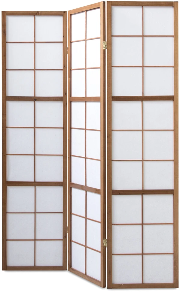 Homestyle4U Kambario pertvara, 132x2.2x175 cm, ruda