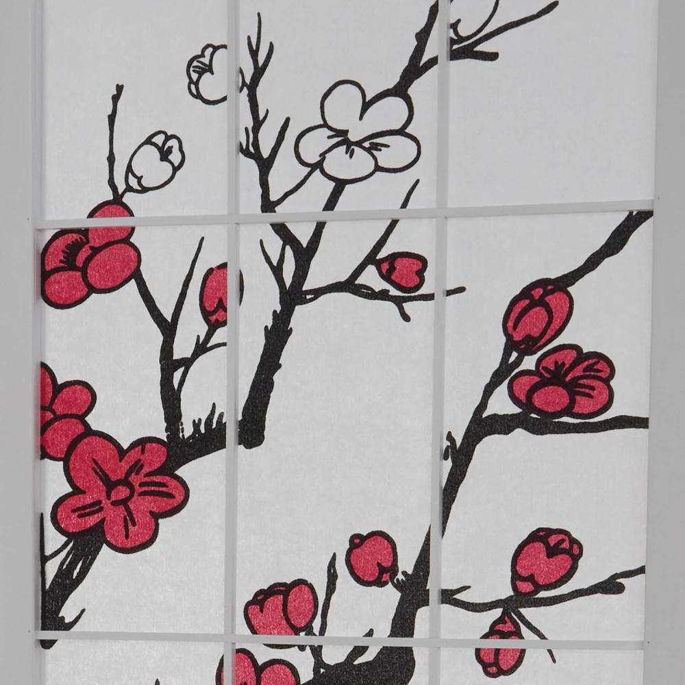 Homestyle4U Kambario pertvara, 132x2.2x179 cm, balta