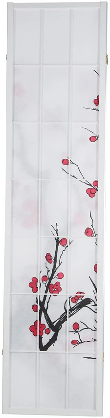 Homestyle4U Kambario pertvara, 132x2.2x179 cm, balta