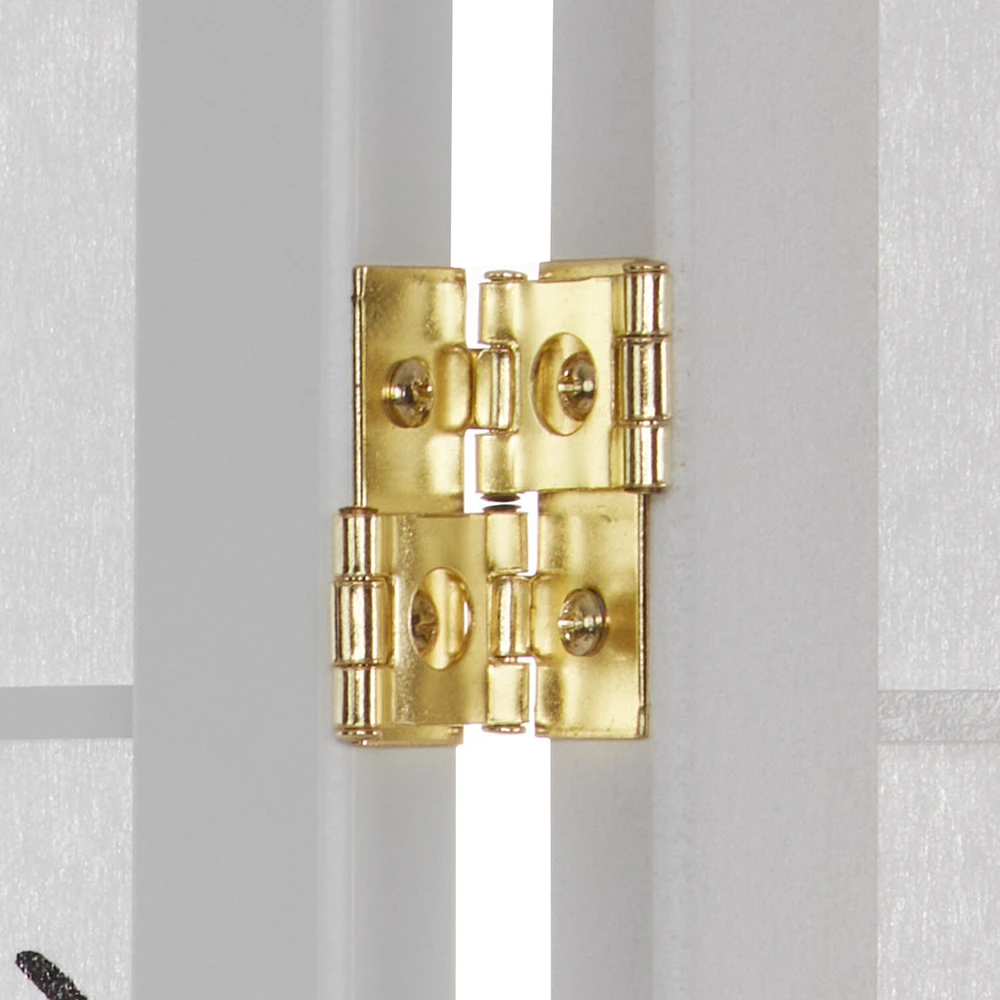 Homestyle4U Kambario pertvara, 132x2.2x179 cm, balta