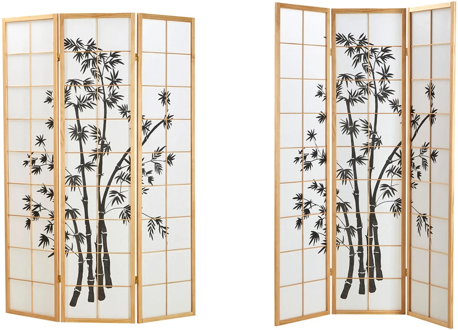 Homestyle4U Kambario pertvara, 132x2x179 cm, balta
