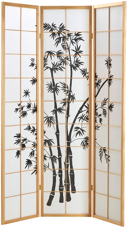 Homestyle4U Kambario pertvara, 132x2x179 cm, balta