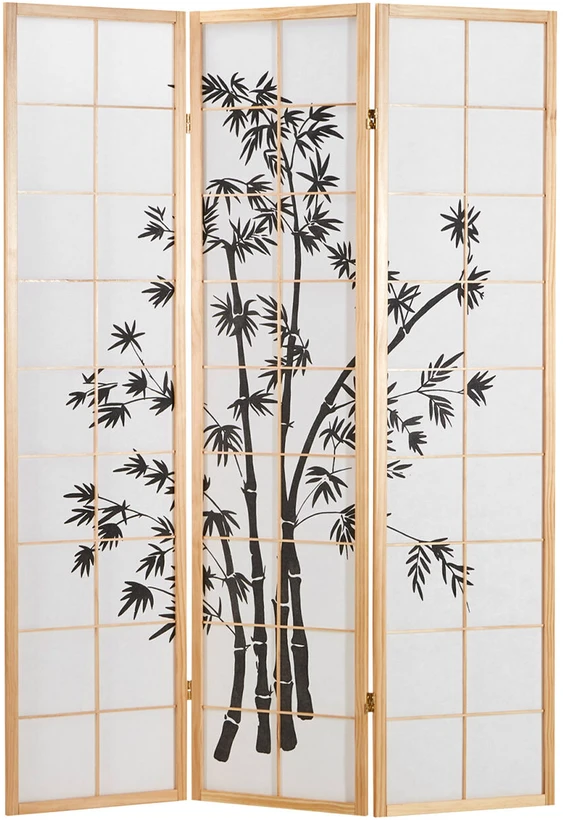 Homestyle4U Kambario pertvara, 132x2x179 cm, balta