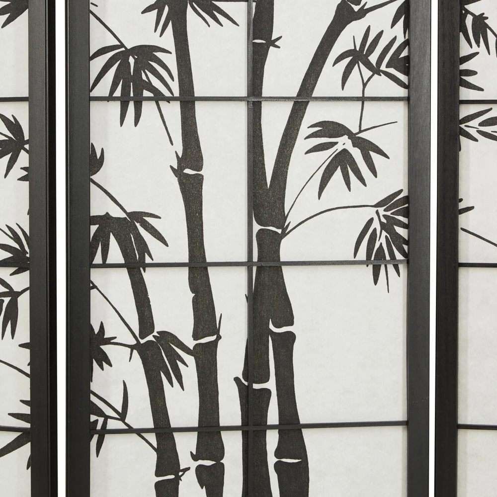 Homestyle4U Kambario pertvara, 132x2x179 cm, juoda
