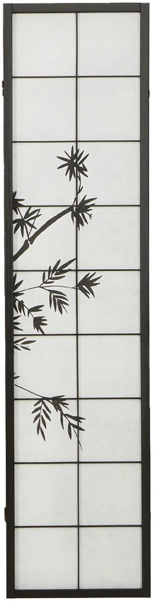 Homestyle4U Kambario pertvara, 132x2x179 cm, juoda