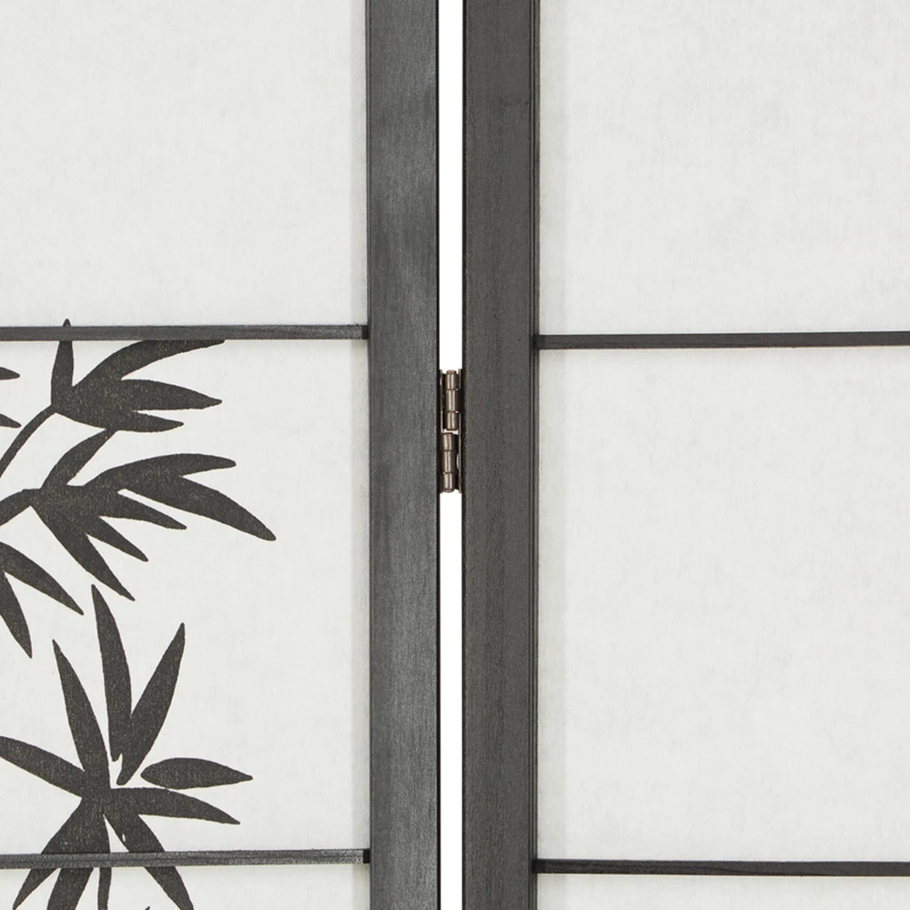 Homestyle4U Kambario pertvara, 132x2x179 cm, juoda