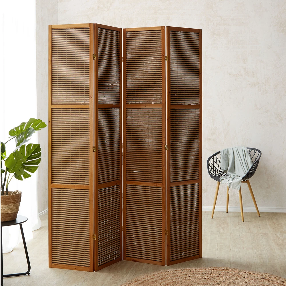 Homestyle4U Kambario pertvara, 160x200x1.8 cm, ruda
