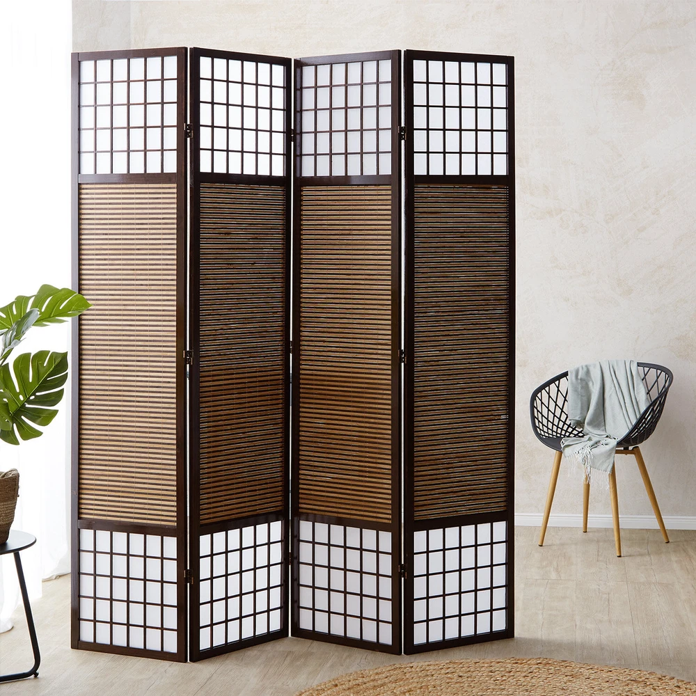 Homestyle4U Kambario pertvara, 160x200x1,8 cm, ruda