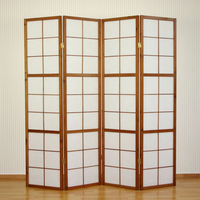 Homestyle4U Kambario pertvara, 176x2,2x175 cm, ruda