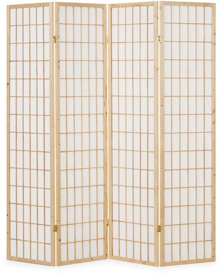 Homestyle4U Kambario pertvara, 176x2.2x175 cm, ruda