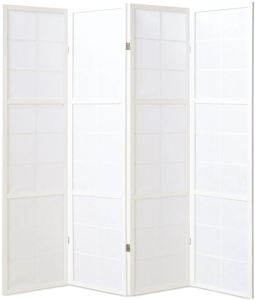 Homestyle4U Kambario pertvara, 176x2.2x175 cm, balta