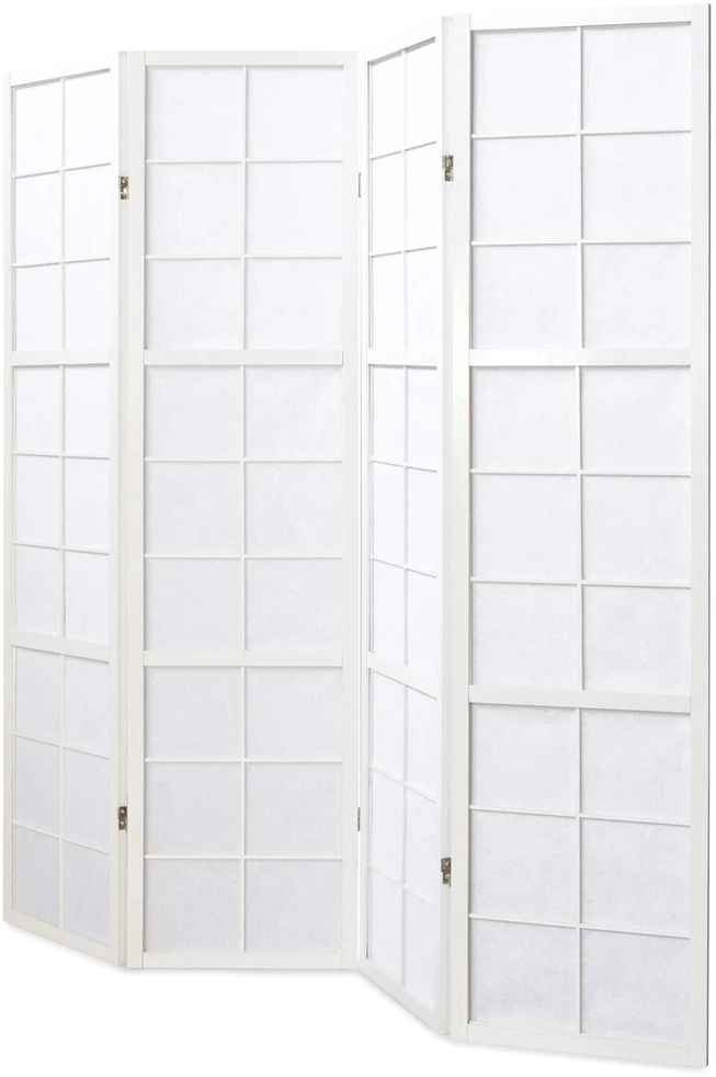 Homestyle4U Kambario pertvara, 176x2.2x175 cm, balta