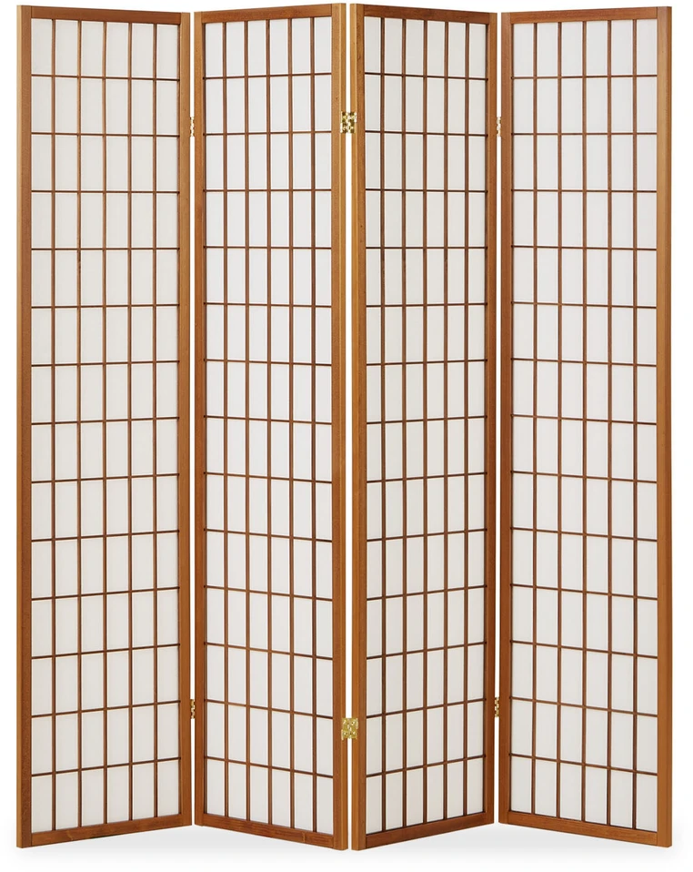Homestyle4U Kambario pertvara, 176x2,2x175 cm, ruda