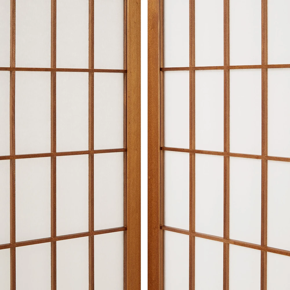 Homestyle4U Kambario pertvara, 176x2,2x175 cm, ruda