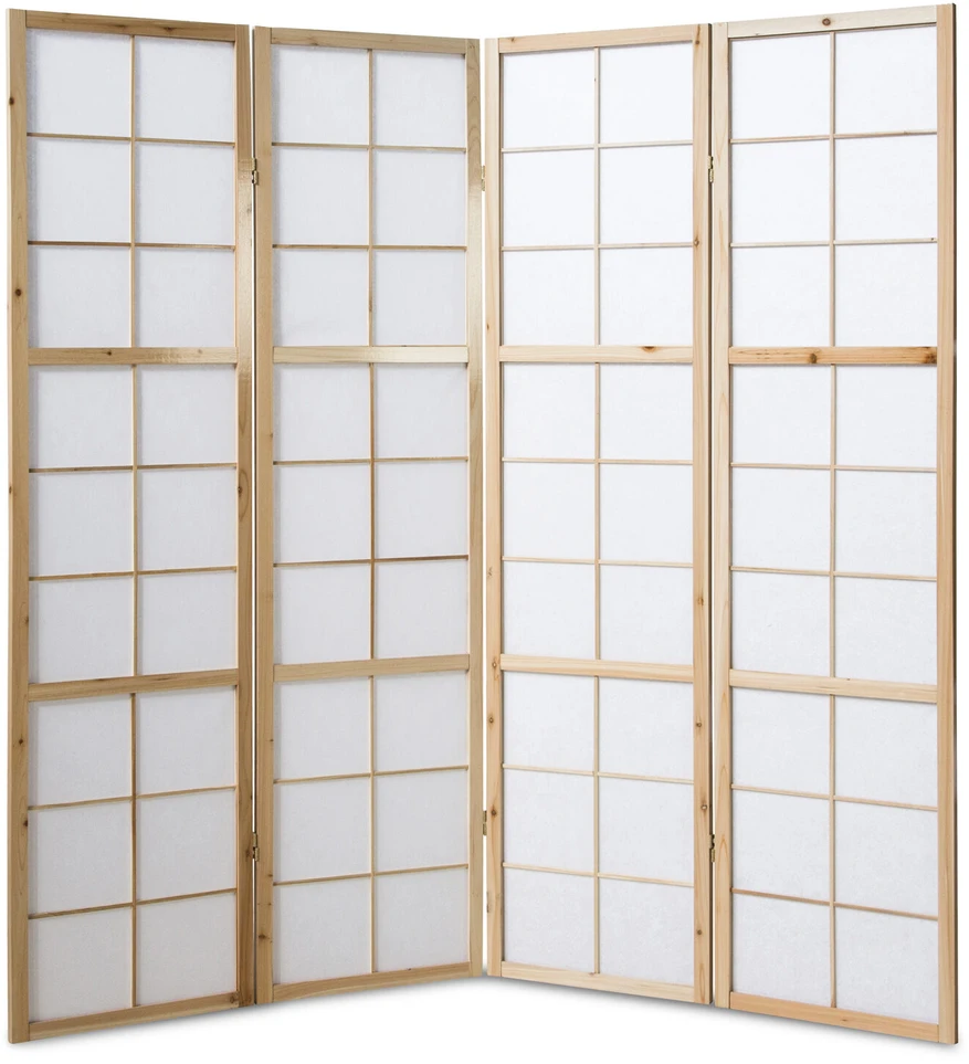 Homestyle4U Kambario pertvara, 176x2,2x175 cm, ruda