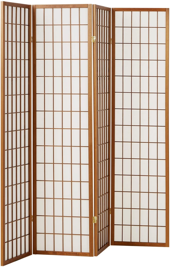 Homestyle4U Kambario pertvara, 176x2,2x175 cm, ruda