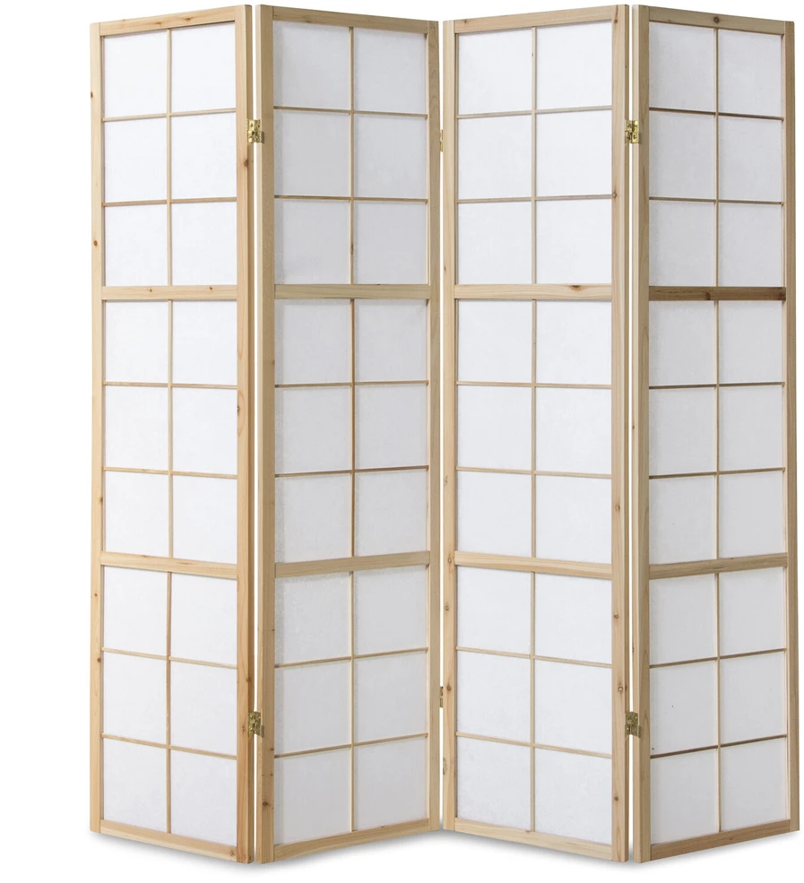 Homestyle4U Kambario pertvara, 176x2,2x175 cm, ruda