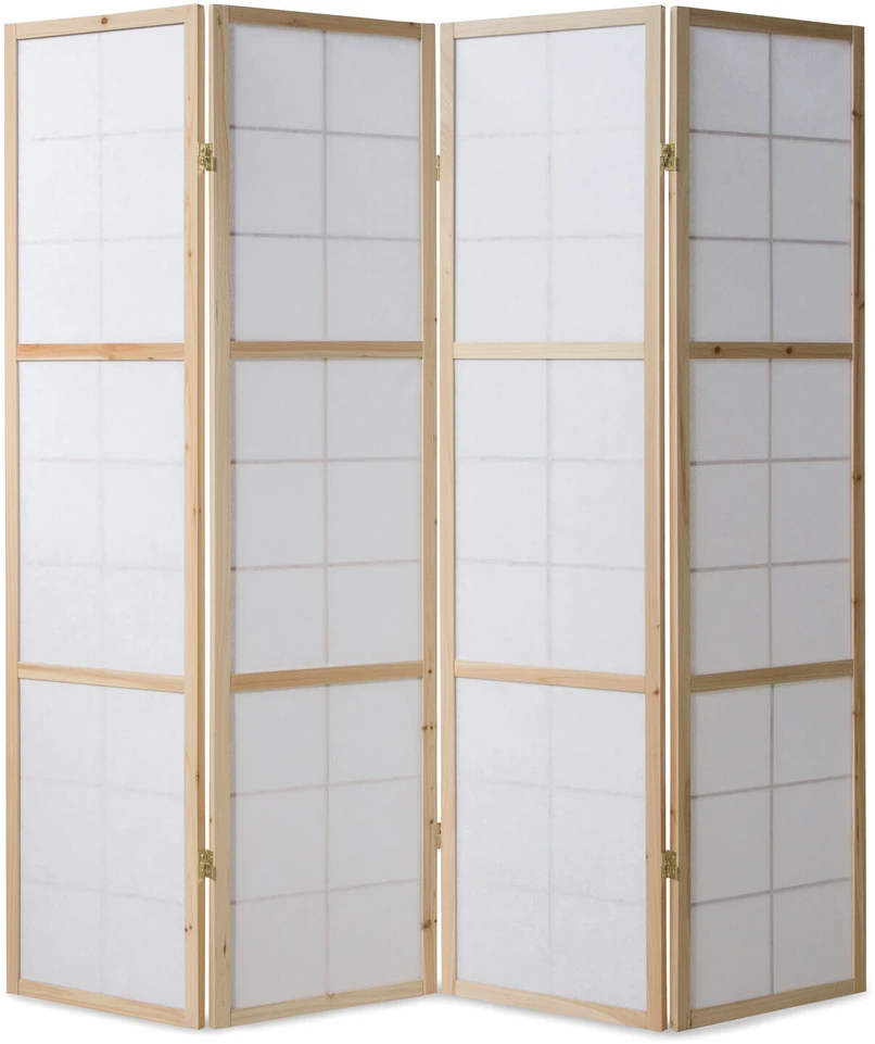 Homestyle4U Kambario pertvara, 176x2,2x175 cm, ruda