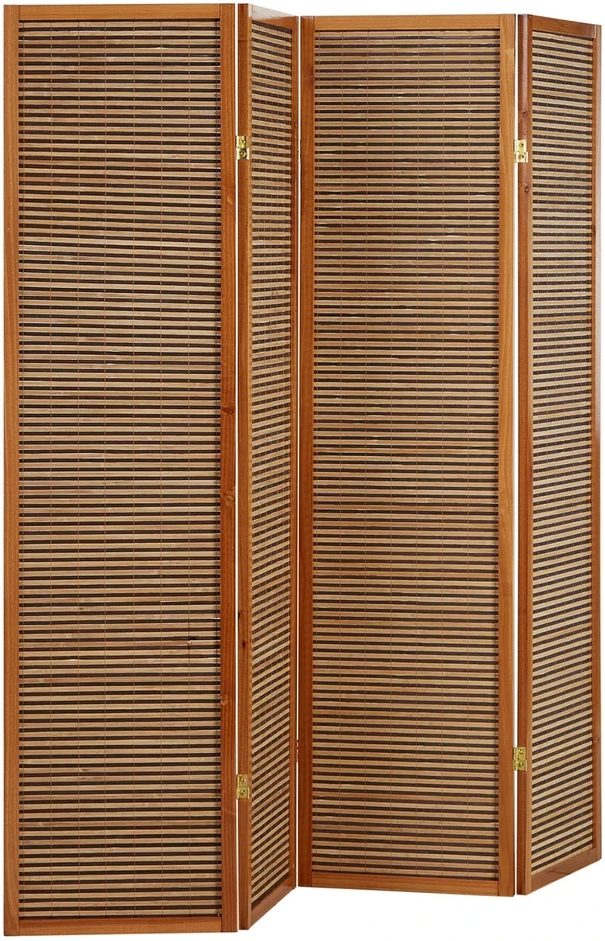 Homestyle4U Kambario pertvara, 176x2,2x175 cm, ruda