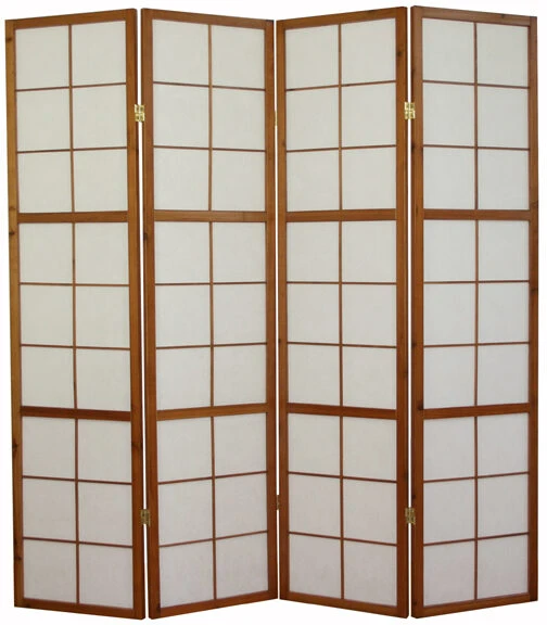 Homestyle4U Kambario pertvara, 176x2,2x175 cm, ruda