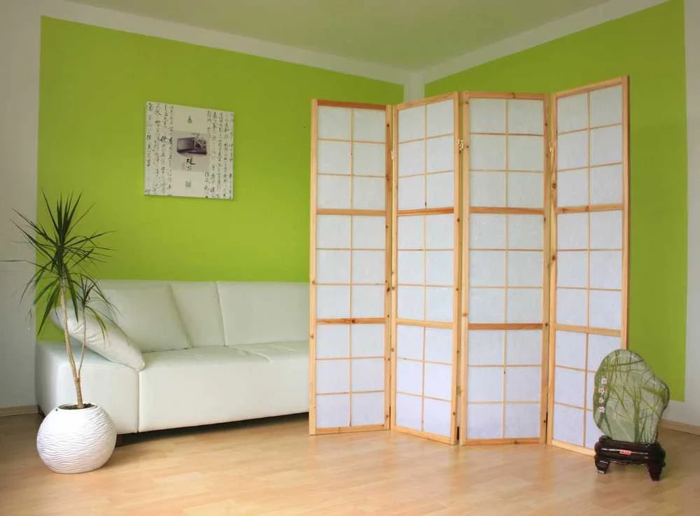 Homestyle4U Kambario pertvara, 176x2,2x175 cm, ruda