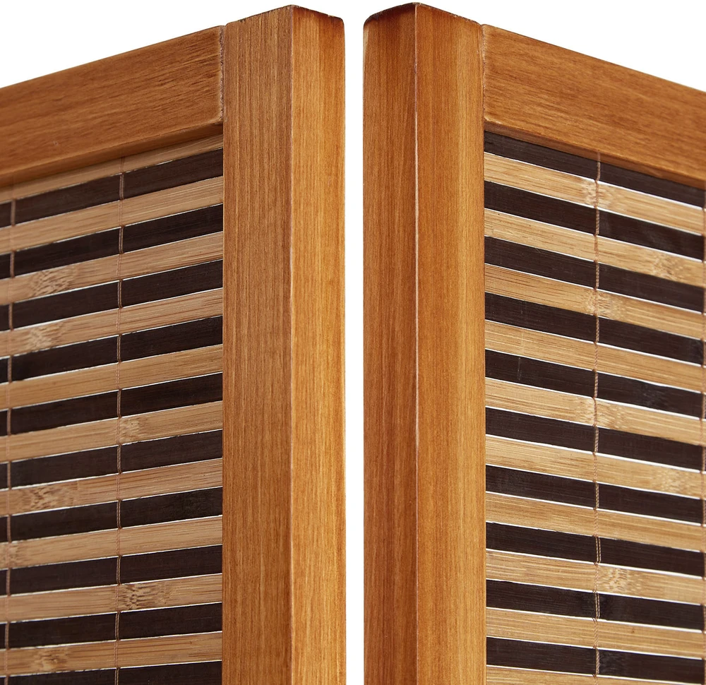 Homestyle4U Kambario pertvara, 176x2,2x175 cm, ruda