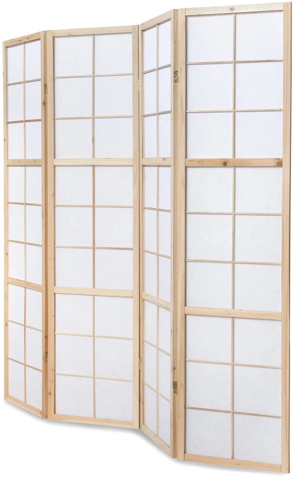 Homestyle4U Kambario pertvara, 176x2,2x175 cm, ruda