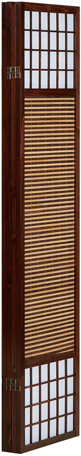 Homestyle4U Kambario pertvara, 176x2.2x175 cm, ruda