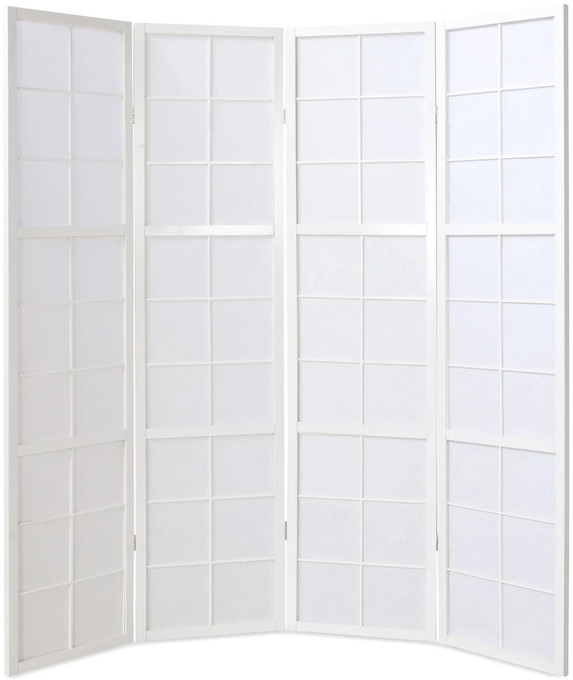 Homestyle4U Kambario pertvara, 176x2.2x175 cm, balta