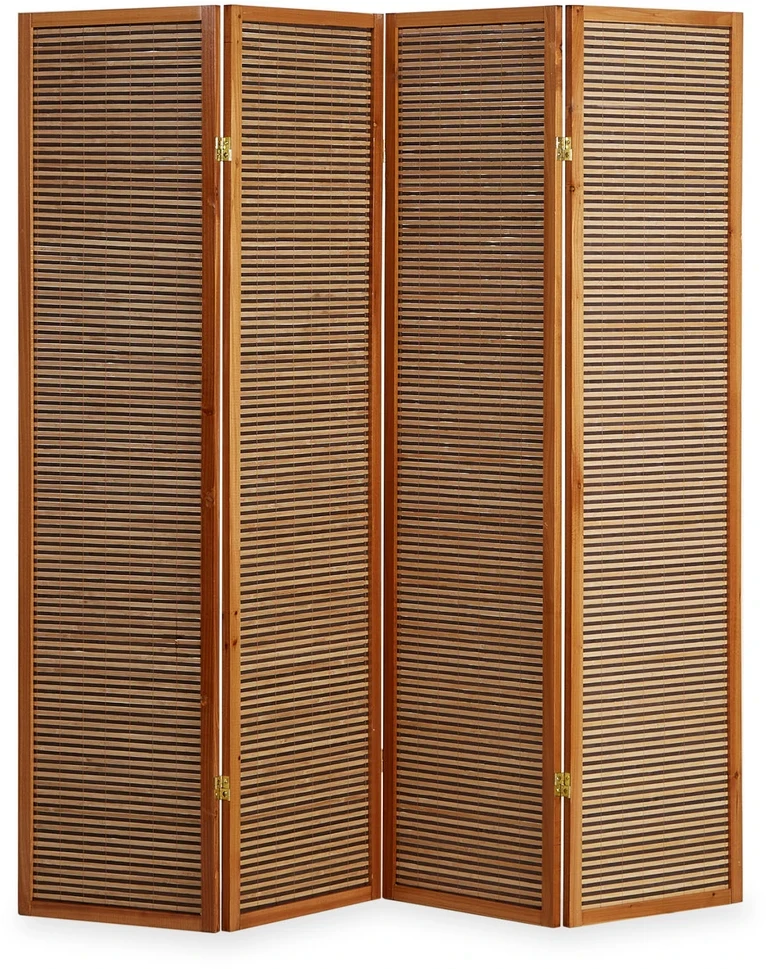 Homestyle4U Kambario pertvara, 176x2,2x175 cm, ruda