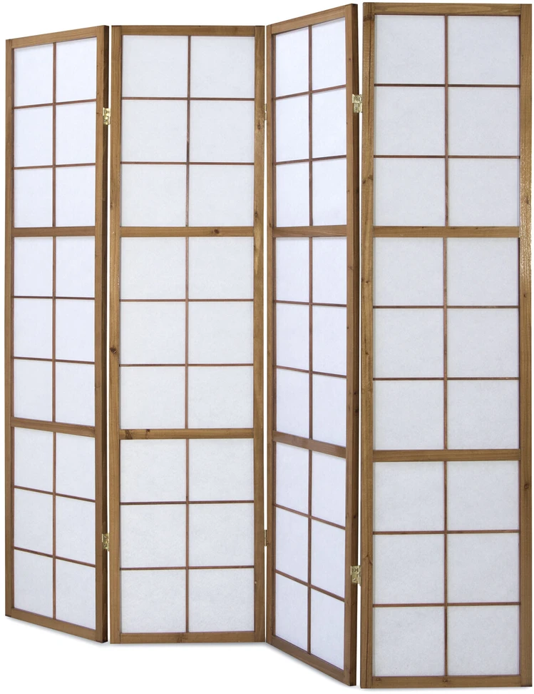 Homestyle4U Kambario pertvara, 176x2,2x175 cm, ruda